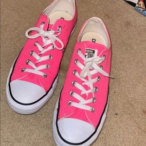 Neon Pink Converse